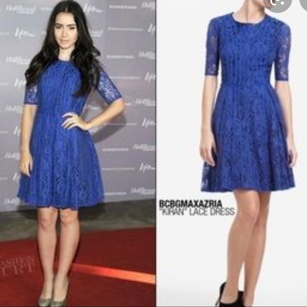 BCBG blue dress size 4